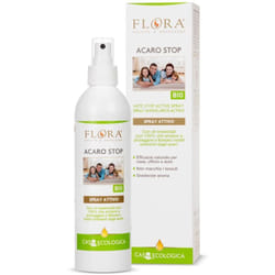 Flora - Acaro Stop Casa Ecologica bio-icea 200 ml efficacia naturale per casa, ufficio e auto Non macchia i tessuti