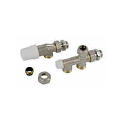 Kit termostatico ad angolo 1/2
