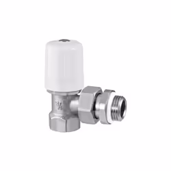 Valvola di Regolazione ad Angolo 1/2" Valvola manuale ad angolo di semplice regolazione per acciaio tubo, corpo in ottone nic ...