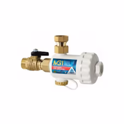 RBM Filtro defangatore magnetico sotto-caldaia MG1. Fornito completo di raccordo girevole di connessione filtro/caldaia e val ...