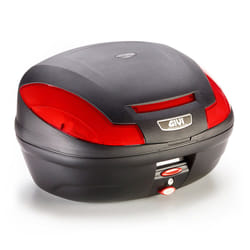 GIVI E4700 Simply III Monolock Top Case - senza piastra, nero-rosso