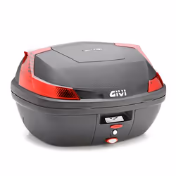 GIVI B47 BLADE Bauletto Monolock senza piastra, nero-rosso