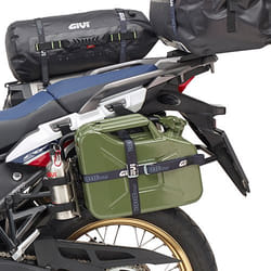 GIVI Borraccia termica in acciaio inox BPA free con moschettone in alluminio anodizzato BPA free