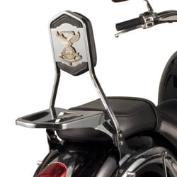 GIVI Sissy bar con portatore, nero per Kawasaki Vulcan S 650 (15-21), nero