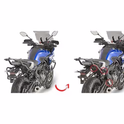 GIVI Side Case Carrier Staccabile per Monokey SIDE f. Yamaha MT-07 Tracer (16-19)/ Tracer 700 (20-21)
