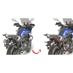 GIVI Side Case Carrier Staccabile per Monokey SIDE f. Yamaha MT-07 Tracer (16-19)/ Tracer 700 (20-21)