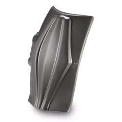 GIVI Copriruota Posteriore Universale ABS, nero per montaggio con kit specifico (RM_ _ _KIT), nero