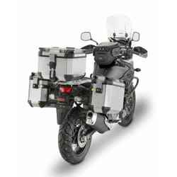 GiVI Portapacchi laterale tubolare in acciaio per Trekker Outback Case per Suzuki DL 650 V-Strom (17-21)