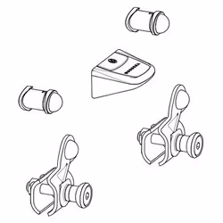 Kit di configurazione GIVI MONOKEY per portavaligie laterali ONEFIT (PLO_ _und PLOR_ _)
