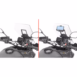 Staffa GIVI per montaggio su parabrezza per sistema di navigazione per Yamaha Tracer 9 (21)