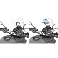 Staffa GIVI per montaggio su parabrezza per sistema di navigazione per Yamaha Tracer 9 (21)