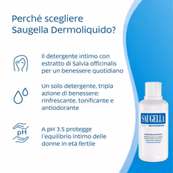 Saugella Dermo Liquido Sapone Intimo 500 Ml