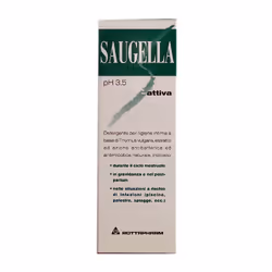 Saugella Attiva Detergente Intimo Estratti Naturali Timo E Salvia Antibatterico 250 ml