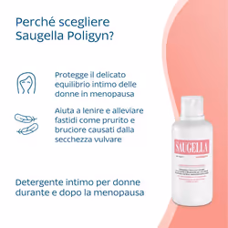 Saugella Poligyn Detergente Intimo Donna PH Neutro 500 ml