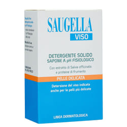 Saugella Viso Sapone-Non-Sapone pH Neutro per Pelli Sensibili 100g