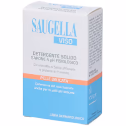 Saugella Viso Sapone-Non-Sapone pH Neutro per Pelli Sensibili 100g - Vista aggiuntiva 4