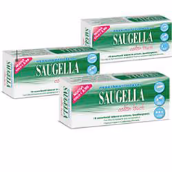 Saugella Cotton Touch Assorbenti Interni Mini per Comfort e Sicurezza 16 Pezzi