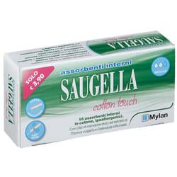 Saugella Assorbenti Cotton Touch Interni Normali per Comfort 16 Pezzi