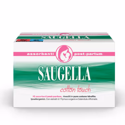 Saugella Cotton Touch Assorbente Post Parto 10 Pezzi