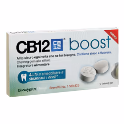 CB12® Boost Eucaliptus White 10 pz Gomme masticabili