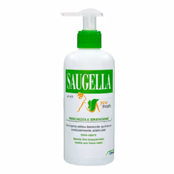 Saugella You Fresh pH 4.5 è un detergente per l'igiene intima quotidiana femminile con attivi rinfrescanti e con estratti nat ...