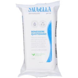 Saugella Dermoliquido Salviette Intime Igienizzanti Donne in Età Fertile 15 Salviette
