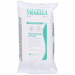Saugella Protezione Attiva Salviette Intime offrono igiene e freschezza grazie a timo e salvia. Perfette contro i cattivi odo ...