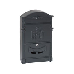Arregui - Residencia D-2151/GA Cassetta Postale Individuale di Stile Classico in Alluminio, Dimensione m (din A4 e Riviste), Grigio antracite