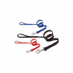 Molto resistenti, nastro di nylon di spessore 2,4 mm. Non scolorano perché tinti a filo.