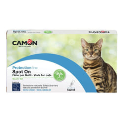 Camon Protection Spot On Antiparassitario Veterinario per Gatti 5 Fiale