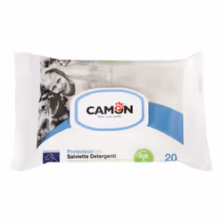 Camon Protection Salviette è un prodotto veterinario utile per l'igiene del manto di cani e gatti.