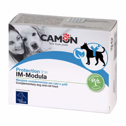 Camon Im-Modula è un integratore veterinario indicato per rafforzare le difese immunitarie naturali di cani e gatti.