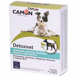 Detoxivet Integratore per Digestione dei Cani e Gatti 60 Compresse