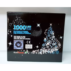 Luci led bianche 1000 per esterno Queste luci led bianche sono perfette per decorare gli spazi esterni ed interni. Con un'ill ...