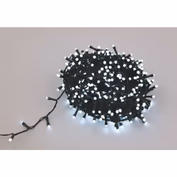 Catena luminosa magica La nostra catena luminosa lunga 25 metri, composta da 500 LED tondi a luce bianco freddo, è l'elemento ...