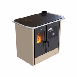 Nuova cucina legna NADA, design essenziale unite a prestazioni e qualità, vano fuoco e forno di grandi dimensioni, focolare i ...