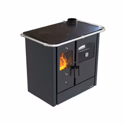 Nuova cucina legna NADA, design essenziale unite a prestazioni e qualità, vano fuoco e forno di grandi dimensioni, focolare i ...