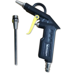 Michelin - Pistola Aria Compressa, Pistola di Soffiaggio con Canna Corta e Canna Lunga da 10cm, Consumo d'Aria 150 l/min, Pressione Max 8 Bar,