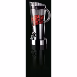 Bugatti Italy Vela Frullatore da tavolo 400 W Cromo, Acciaio inox, Trasparente