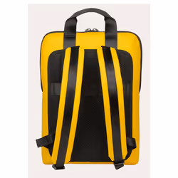 Tucano Gommo 40,6 cm (16") Zaino Nero, Giallo - Vista aggiuntiva 3