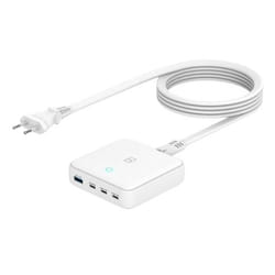 Tucano MA-DEGAN100-EU-W Caricabatterie per dispositivi mobili Computer portatile, Smartphone, Tablet Bianco AC Ricarica rapida Interno