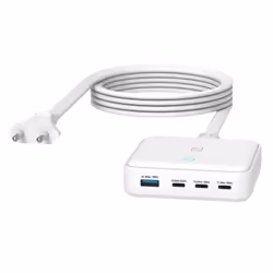 Tucano MA-DEGAN100-EU-W Caricabatterie per dispositivi mobili Computer portatile, Smartphone, Tablet Bianco AC Ricarica rapida Interno