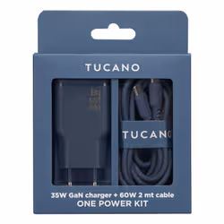 Tucano 9274627 Caricabatterie per dispositivi mobili Smartphone, Computer portatile Blu AC Ricarica rapida Interno - Vista aggiuntiva 5