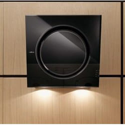 Elica Mini Om BL/F/55 Cappa aspirante a parete Nero 650 m³/h
