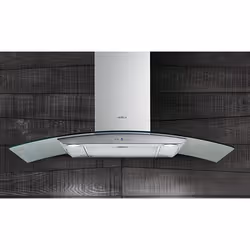 Elica Reef IX/A/90, 900 m³/h, Aspirante, 69 dB, Cappa aspirante a parete, Acciaio inox, Sensore