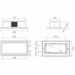 Elica CLOUD SEVEN IX/F/90 Integrato a soffitto Acciaio inox - Vista aggiuntiva 5