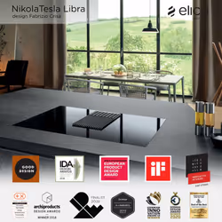 Elica Nikolatesla Libra BL/A/83 Nero Da incasso 83 cm Piano cottura a induzione 4 Fornello(i) - Vista aggiuntiva 6