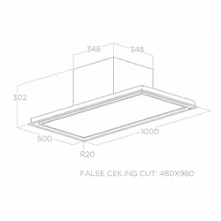 Elica SKYDOME H30 A/100 Integrato a soffitto Bianco 770 m³/h - Vista aggiuntiva 7