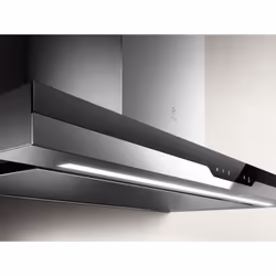 Elica PRF0147272 cappa aspirante Cappa aspirante a parete Nero, Acciaio inox 757 m³/h