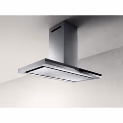 Elica PRF0148122, 757 m³/h, Aspirante, 59 dB, Cappa aspirante a isola, Nero, Acciaio inox, Touch
